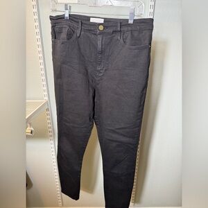 FINAL DAYS Frame Dark Black Ali High Rise Cigarette Jean Size 32